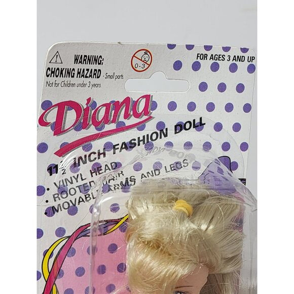 Vintage Diana Doll Clone Fashion‎ Doll 11 1/2" Red Skirt Gold Top - Picture 3 of 9